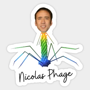 Nicolas Phage Bacteriophage Virus Sticker